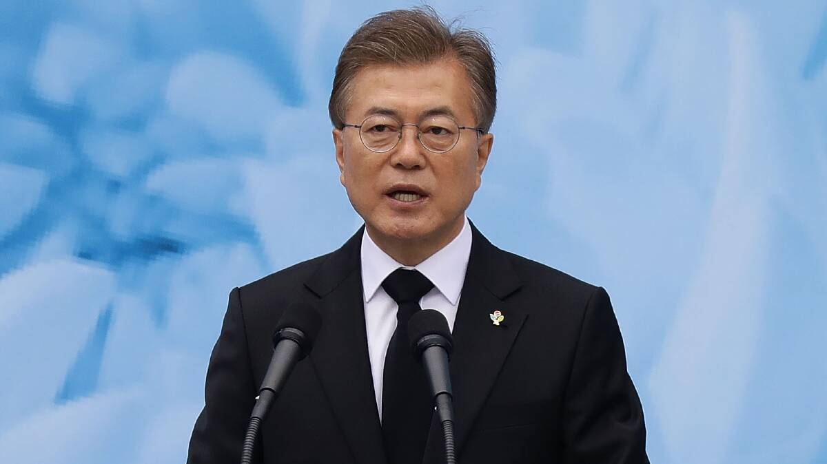 South Korean President Moon Jae-in. Picture: Chung Sung-Jun/ Getty Images