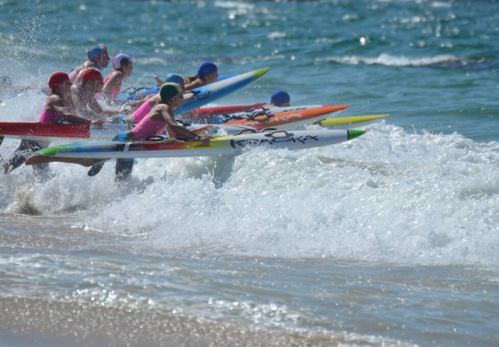 Young competitors hit the water during last year's event.