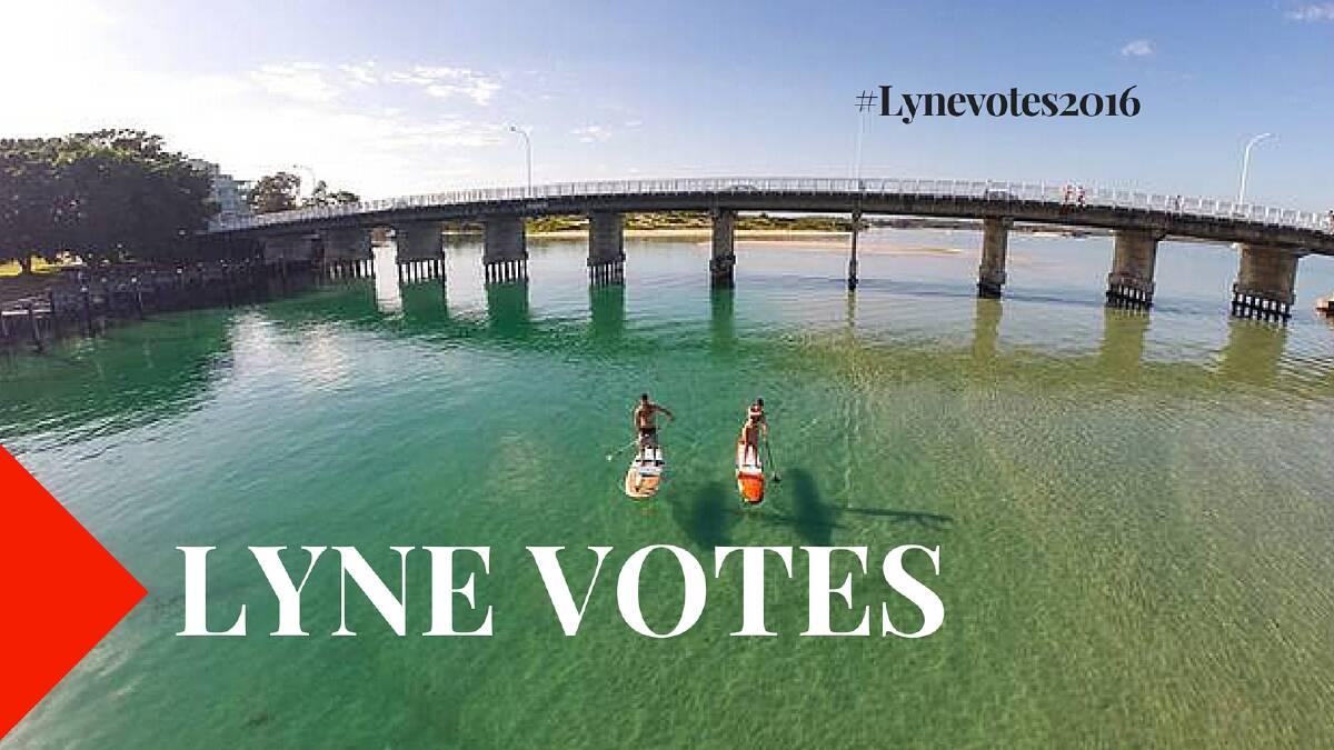 Federal Election 2016: Lyne goes to the polls
