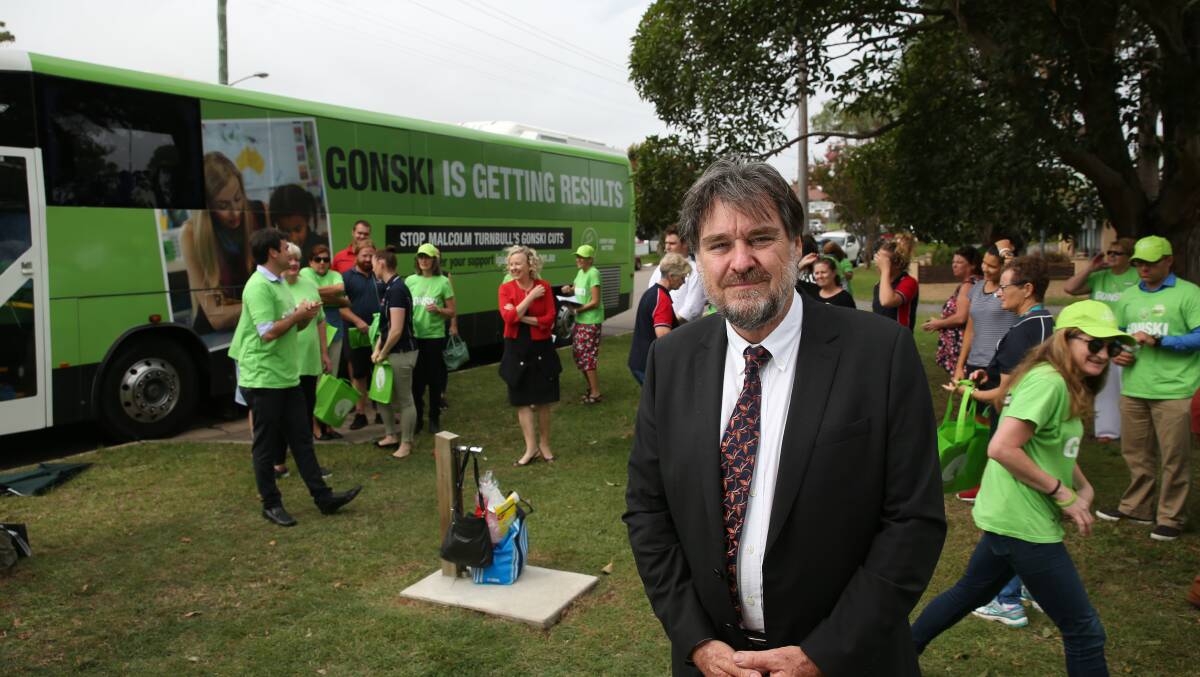 Maurie Mulheron, president of the NSW Teacher's Federation. Picture: Max Mason-Hubers.