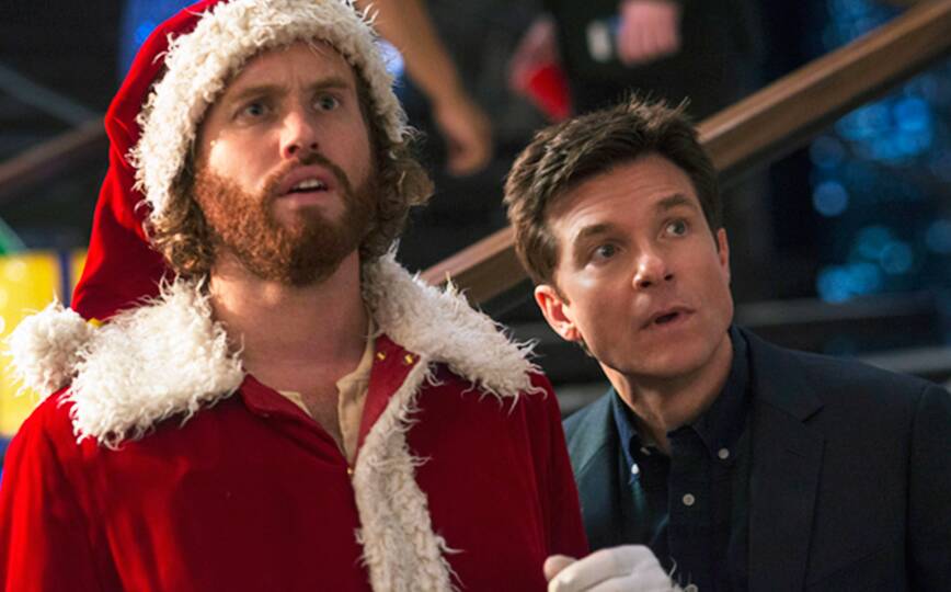 Comedy: Clay Vanstone (T.J. Miller) and his chief technical officer Josh Parker (Jason Bateman), watch on in horror as the Christmas office party they hoped would save their branch descends into chaos.