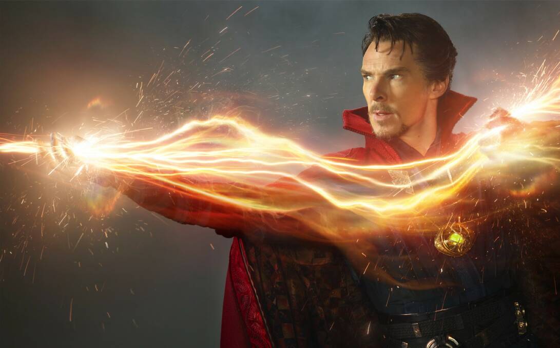 Always captivating: Benedict Cumberbatch takes on the role of Dr Stephen Strange, who is imbued with powers by a mysterious enclave, after being injured in an accident.