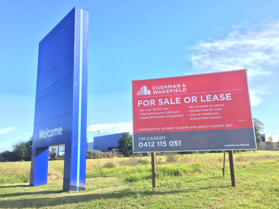 The former Masters building is on a 3.3 hectare site is described as a “high-profile site” with “excellent access and visibility by selling agent Cushman & Wakefield. Photo: Ainslee Dennis.
