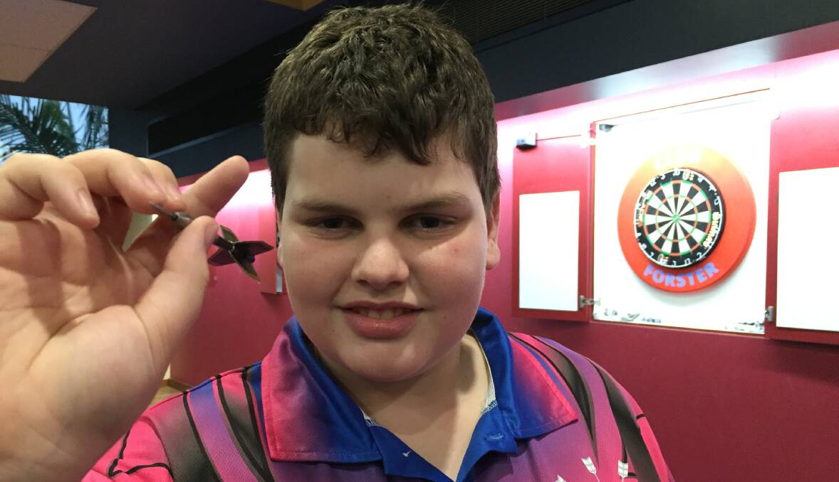2015's senior state singles champion Marcus Beavan has been playing darts since he was four years old. 