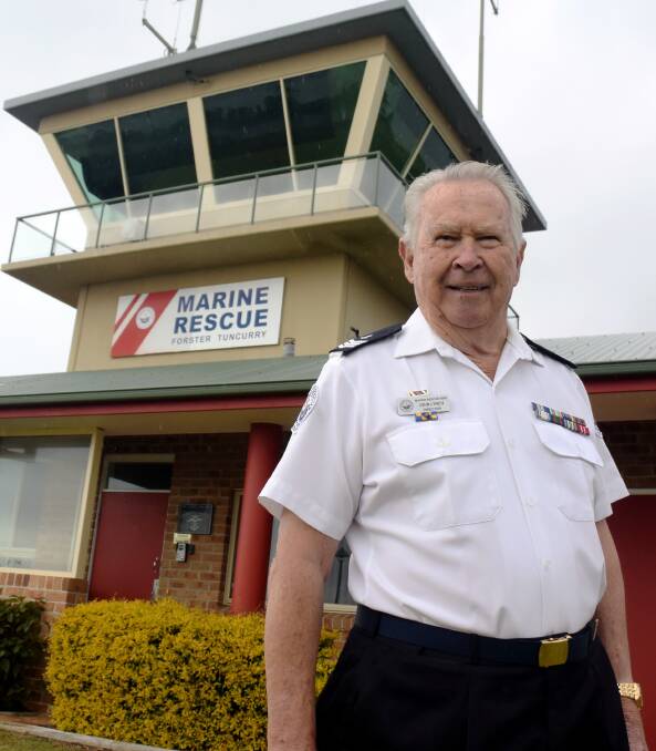 Former Royal Australia Navy warrant office John Lynch was included in the Queen's Meritorious Honours List this week for his volunteer work with Marine Rescue. 