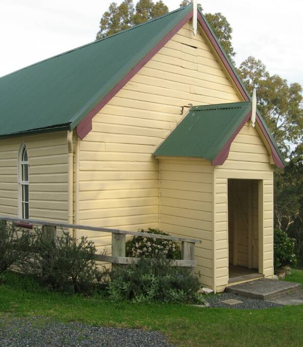 The future for St James Anglican Church at Bungwahl is uncertain, thanks to a decline in numbers and increasing costs for repairs. Photo by Belinda Clancy.
