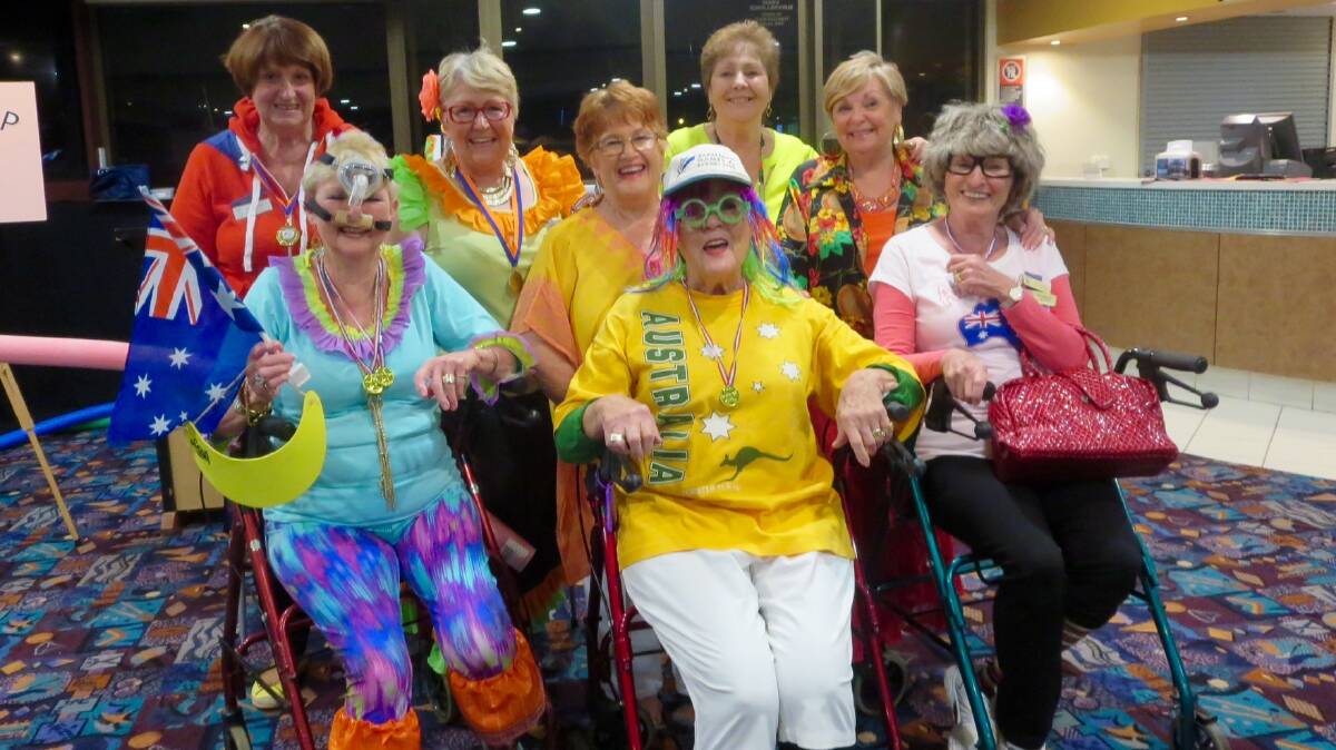 The View Club got into the Olympic spirit by Going to Rio in August. Pictured is the Synchronised Swimming team, but the golds were few and far between.