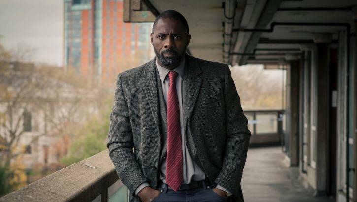 Idris Elba as detective John Luther on BBC drama Luther, which saw him win a Golden Globe for best actor. Photo: ABC