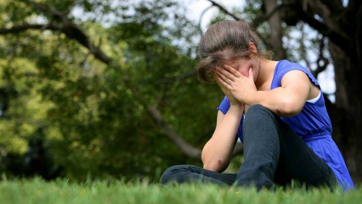 Teenagers have indicated mental health is one of the three biggest factors issues by Australia today. Photo: Fiona-Lee Quimby