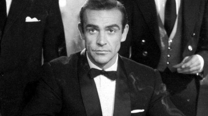 Sean Connery as James Bond with a cigarette in hand in Diamonds Are Forever (1971). Photo: United Artists Corporation