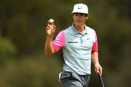 Young Dane Thorbjorn Olesen takes the lead into the final day of the Perth International. Photo: Paul Kane