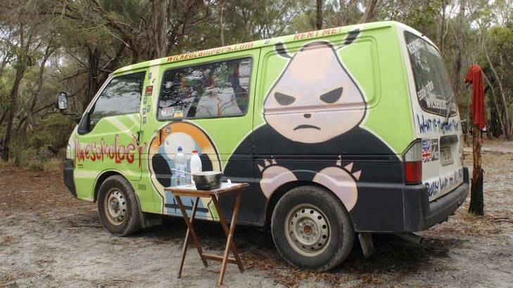 Wicked Campers is known for painting its campers with slogans some people find in bad taste.