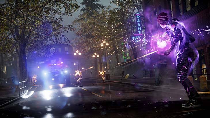 Lots of fun: A screenshot from Infamous: Second Son.