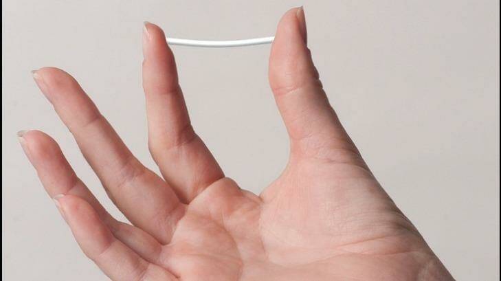 A contraceptive implant. Photo: Family Planning NSW