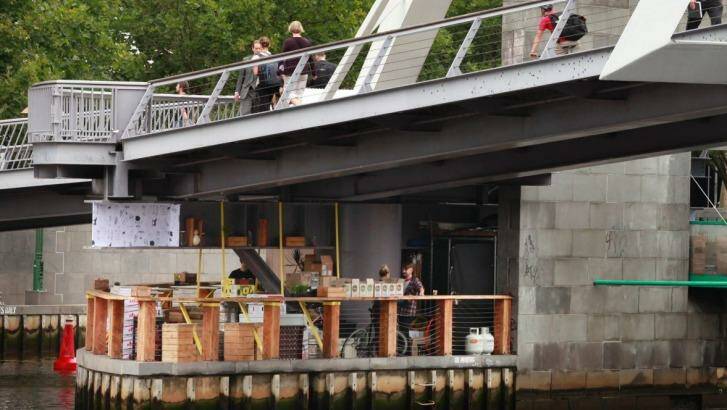 Former MP Clem Newton-Brown developed the Ponyfish Island cafe. Photo: Eddie Jim