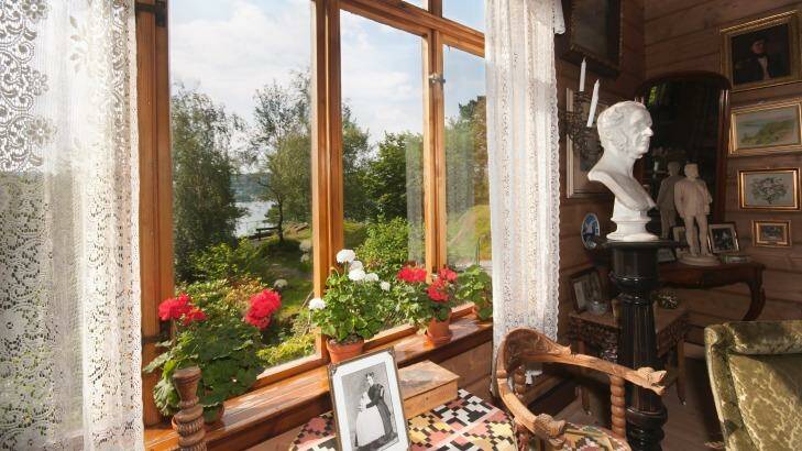 Inside Edvard Grieg's former home, Troldhaugen. Photo: Dag Fosse
