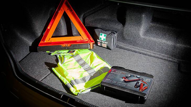 The PowerAll is a compact all-in-one car emergency kit.