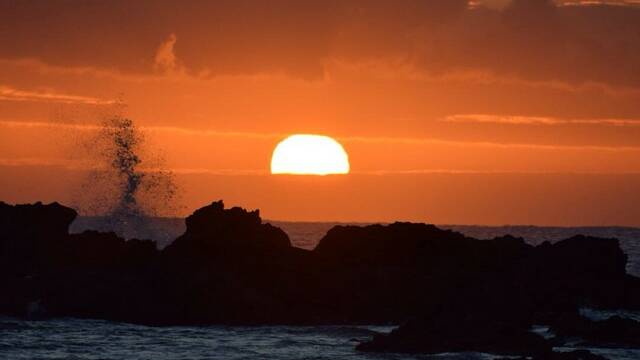 Port Macquarie's sunrise. Pic: @noisygreenfrog via Instagram