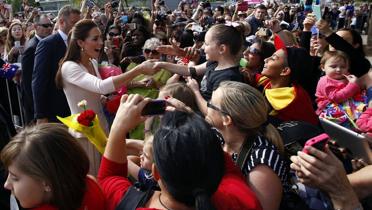 The Duke and Duchess of Cambridge visited Adelaide's northern suburbs. Photo: Getty Images