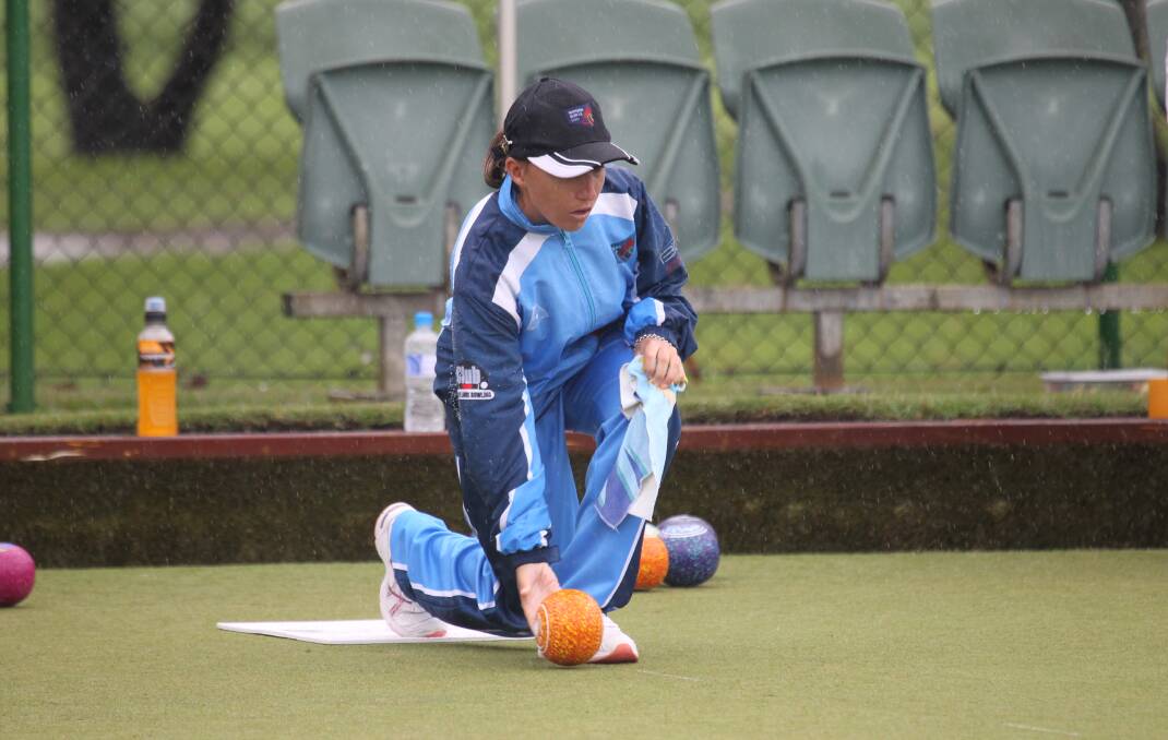 YOUNG TALENT: Twenty two-year-old Sarah Boddington in action in Perth at the Australian Sides Championships.  
