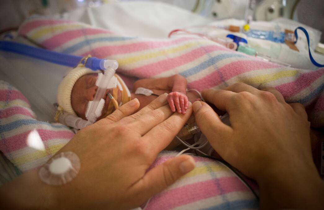 Baby Phoenix who was born at the age of only 27 weeks. Phoenix tragically passed away at 8.44pm on Saturday. 
The family plans to donate the funds raised for them to the Ronald McDonald House and offer a payment to some friends who are going through a similar situation with their child.