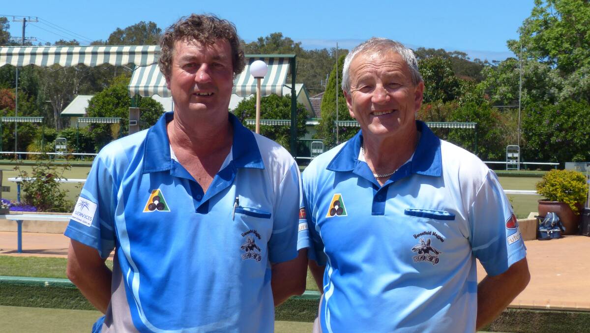 CLASSIC COMPETITION: Warren Shipley and Bogden Duma were the winners of the 20th Annual  Classic Pairs at Forster Bowling Club. 