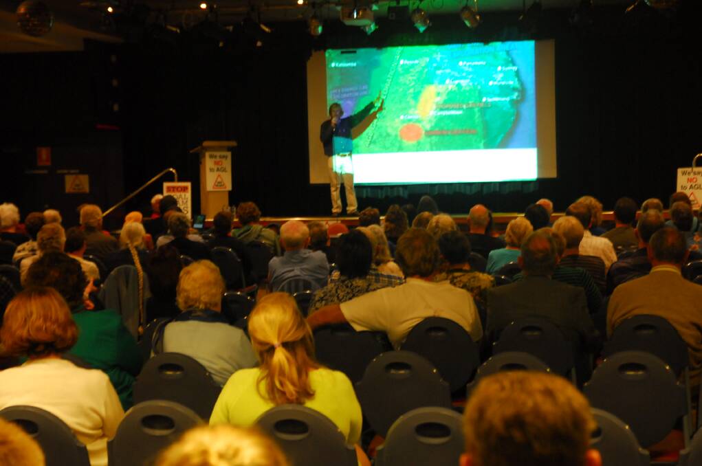 BIGGER VENUE: Well over 200 people attended the CSG forum at Club Forster.  