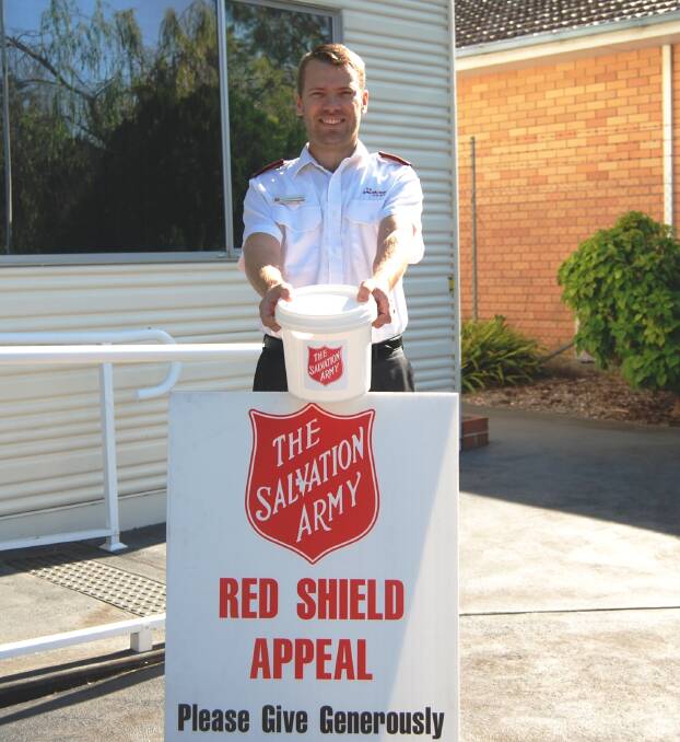 HELP NEEDED: Salvation Army Forster Tuncurry captain Chad Pethybridge is asking the Great Lakes community to spare a few hours of their time to door knock for the Red Shield Appeal.  