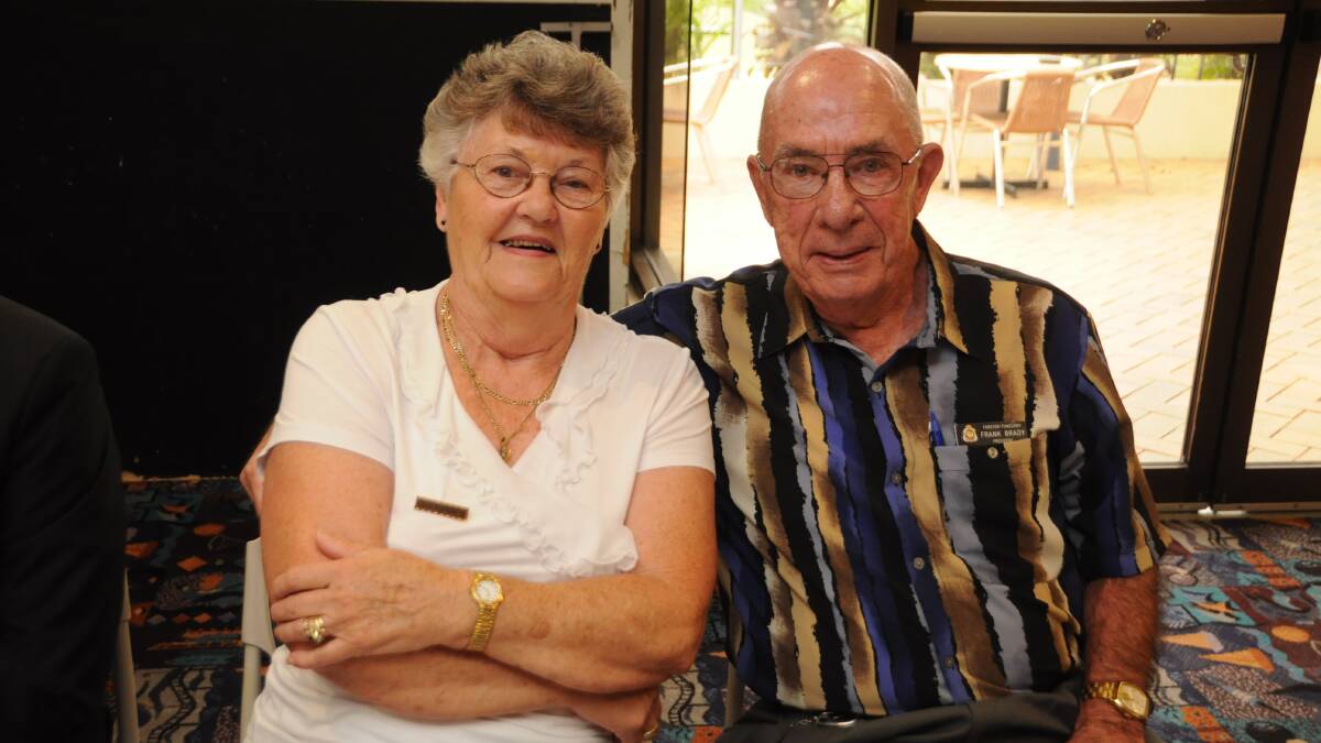 JOINING THE FUN: Frank and Helen Brady attend the Day Club’s 15th birthday party. Frank Brady attended on behalf of the Forster Tuncurry RSL sub-branch. 
