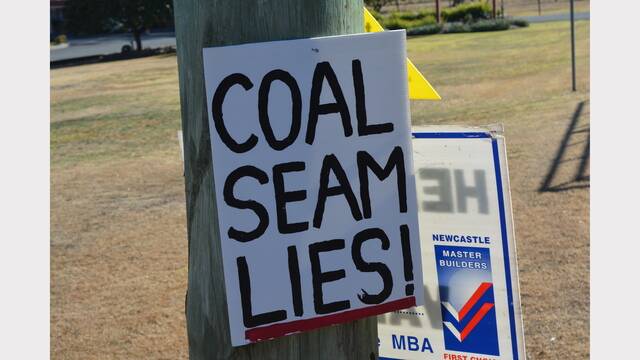 Nine people have been arrested at a coal seam gas protest at Gloucester. File photo