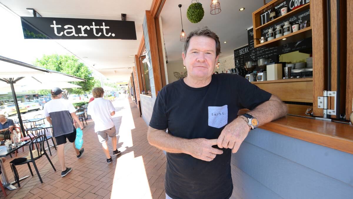 NOT TRADING:  Tartt cafe on Wharf Street owners Michael Tartt (pictured) and Jack Yates have made the decision not to open on public holidays.

