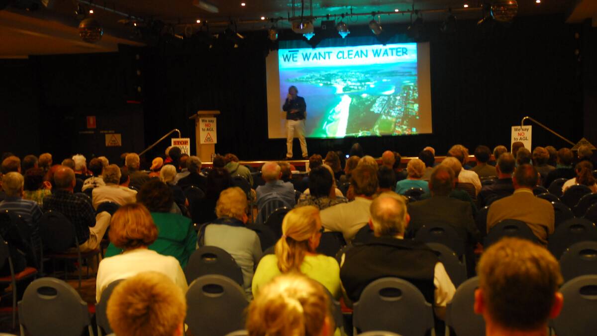BIGGER VENUE: Well over 200 people attended the forum at Club Forster.
