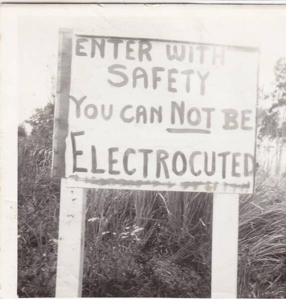 ELECTRICITY SHOCK: The community of Coomba Park lobbies Shortland County Council successfully for electricity in 1975.