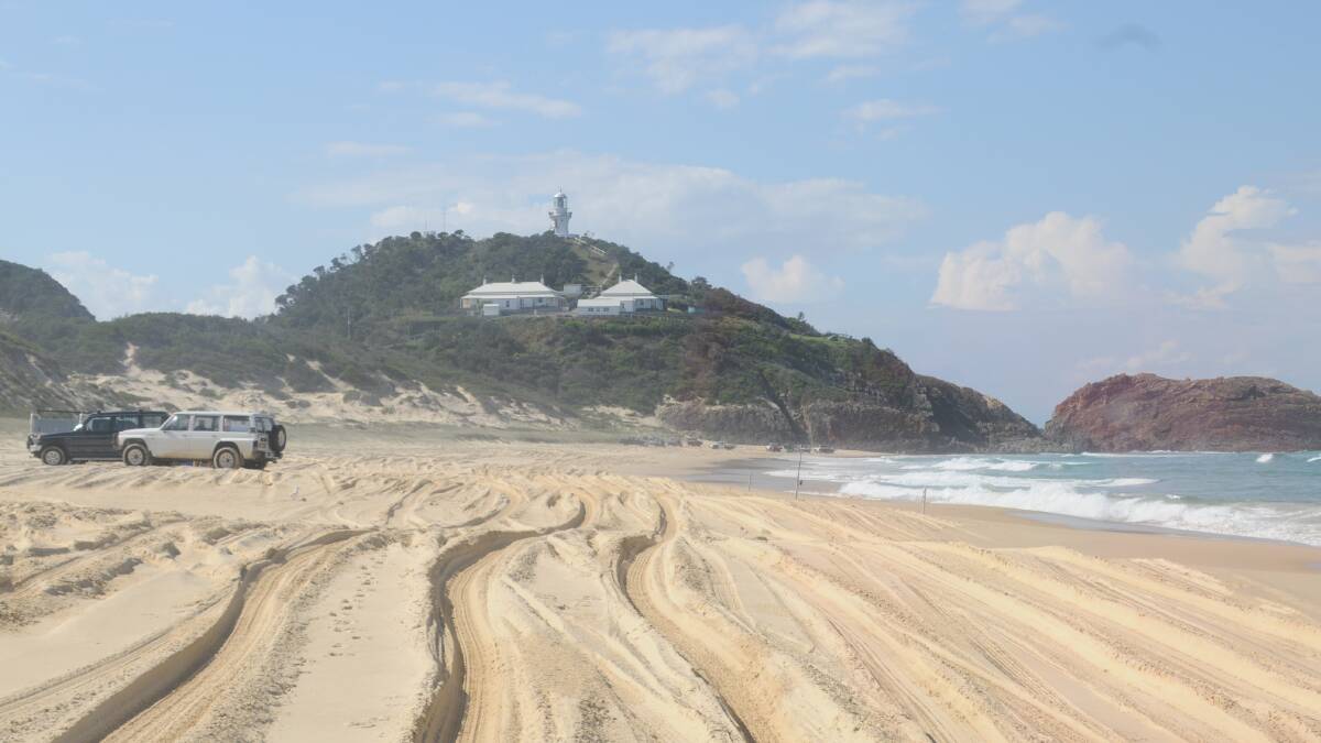 A woman was stabilised before being flown to John Hunter Hospital with suspected spinal and leg injuries as well as several abrasions after falling up to 20 metres down a cliff at Seal Rocks yesterday.  File photo of the Seal Rocks lighthouse.