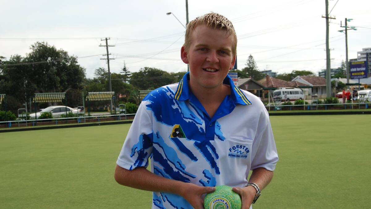 17-year-old Keeden McGuire from the Forster Bowling Club.