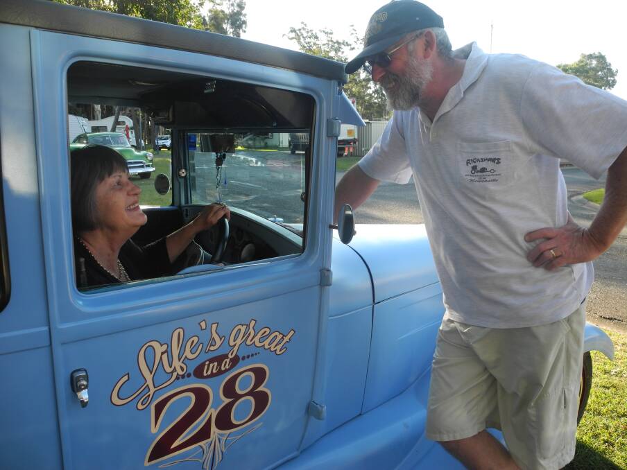 THE CAUSE: Mark and Amanda Norton do it for the love of cars, and to help the community. 