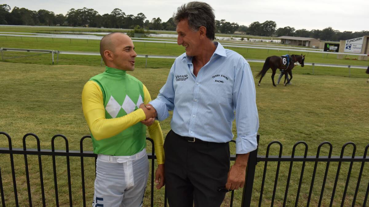 Queensland-based jockey Wanderson D’Avila rode Terry Evans’ horse Not Doubtful to victory in race six of the Pre Australia Day Races, the Great Lakes Advocate Benchmark 65 over 1200m.  