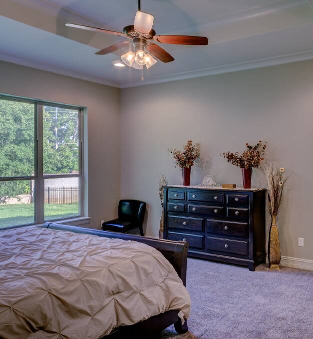 Ceiling fans can help to circulate air to insure the cooler air at the bottom of the room is dispersed throughout the room. The air movement creates a cooling sense for people.
