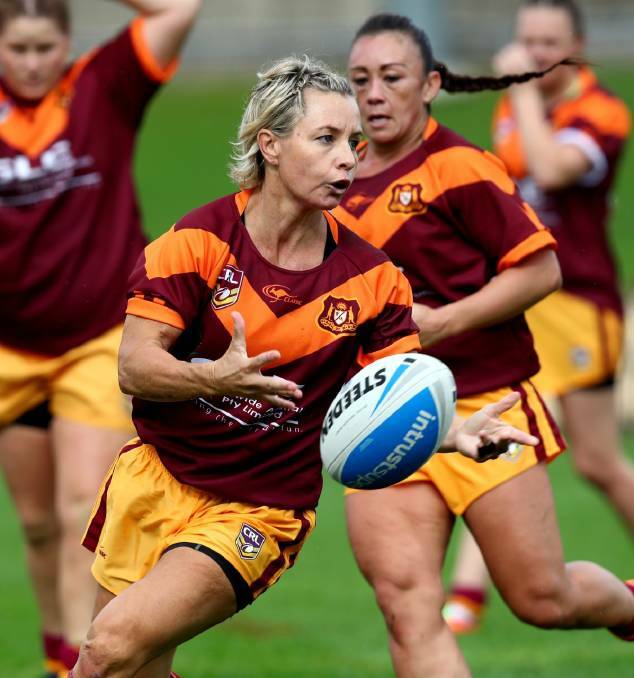 Kylie Hilder in action for Country against City earlier this month. Photo: NRL Photos.