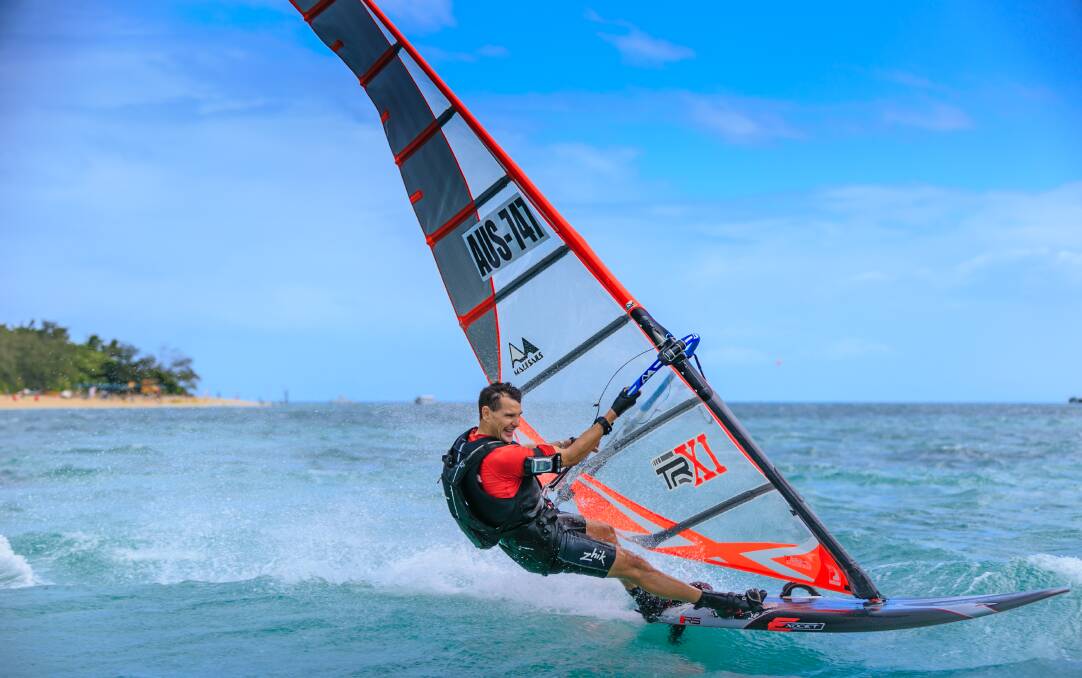 Strong field: Australian GPS champion Byron Mcilveen will be one of 25 competitors to take to the water in the 2017 NSW GPS/Slalom titles first round event in Forster.