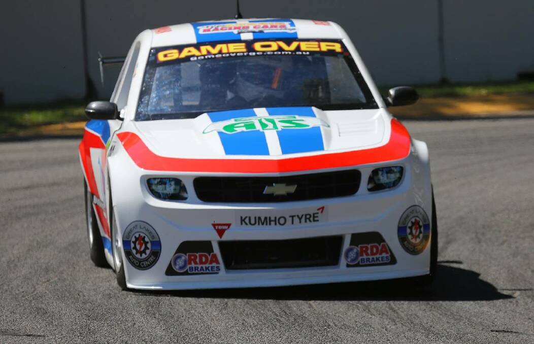 Gear troubles: Reece Chapman battled second gear problems during the Aussie Racing Cars round one event at the Adelaide 500.