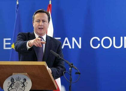 David Cameron ... "One source likened Cameron’s position to a man attending a wife-swapping party without his spouse."