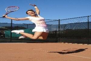 HIGH ENERGY: Ariane Ceccato is a B-licensed German trained tennis coach with a diverse background in sport that has included competitive swimming, figure skating and a lifelong passion for competitive tennis.