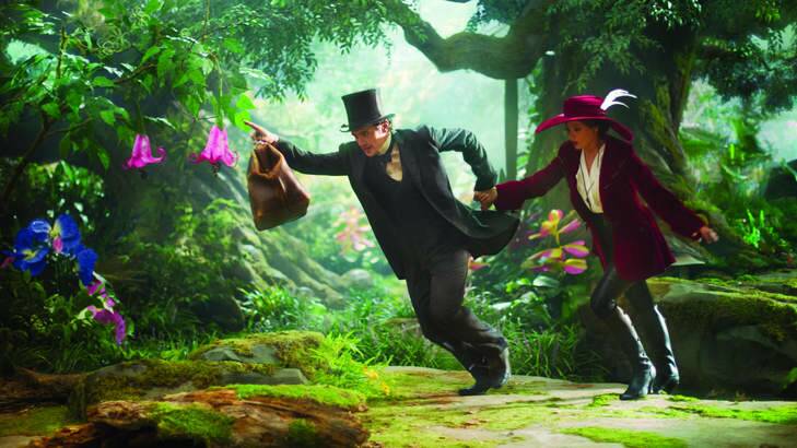 James Franco and Mila Kunis star in Oz: The Great and Powerful. Photo: Supplied