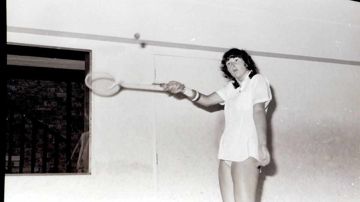 THROWBACK THURSDAY: Debbi Long during a mid-week squash competiton at what was formerly known as The Great Lake's Squash Centre. Photo appeared in the March 1, 1979 edition.