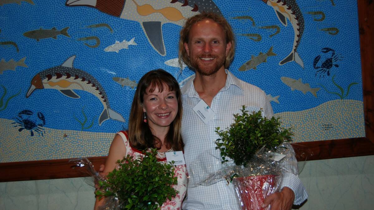 AUSTRALIA DAY AWARDS: Beth Cawte and Jon Fortnum officially became Australians today after receiving their citizenship certificates
