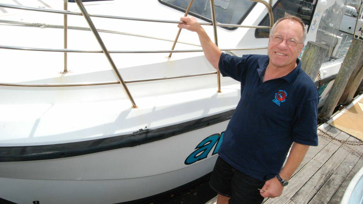 SPEAKING OUT: The dive industry, including Dive Forster’s Ron Hunter, are urging the State Government to keep fishing out of sanctuary zones. 