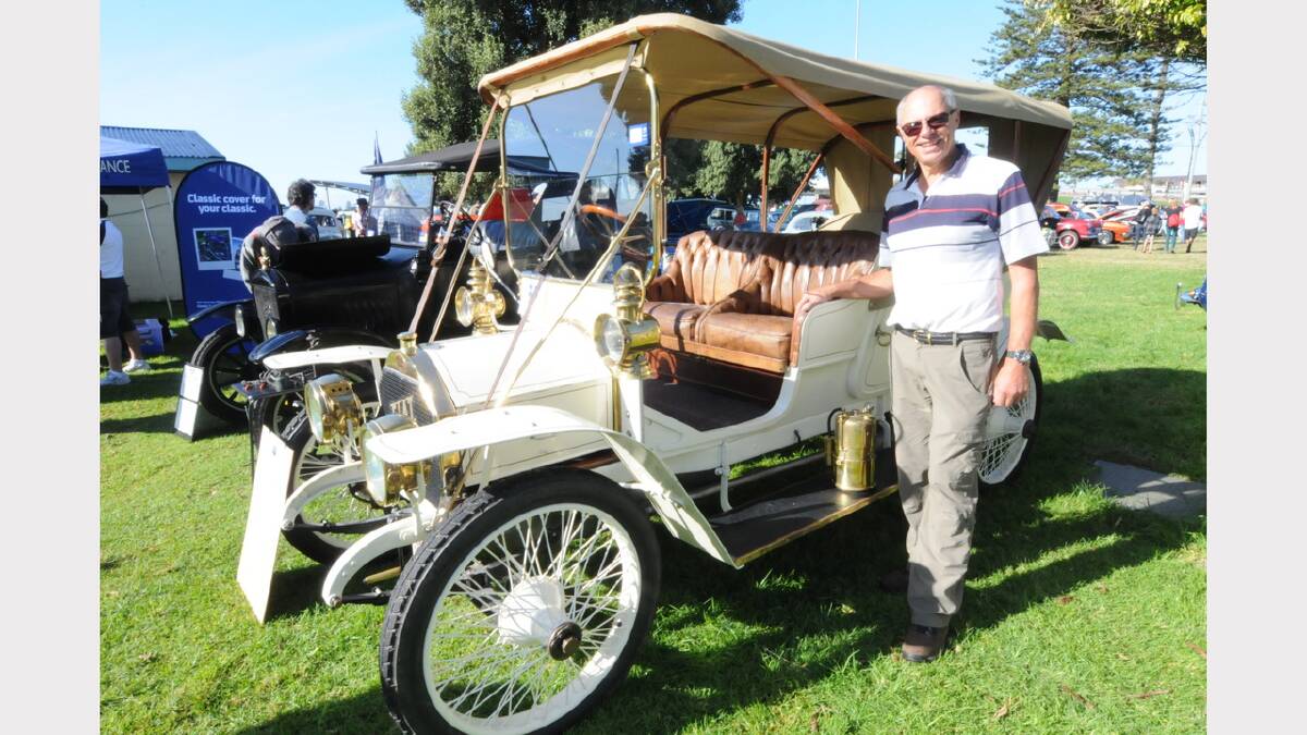CLASSIC: Jeff Palmer with his 1908 Fiat