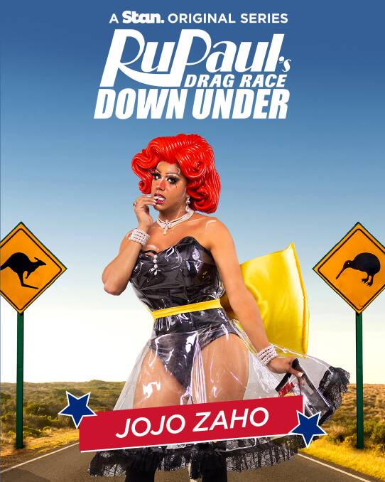 Star: Indigenous drag queen from Newcastle, Jojo Zaho, said she will use her platform to send a message to the Indigenous and queer community. 