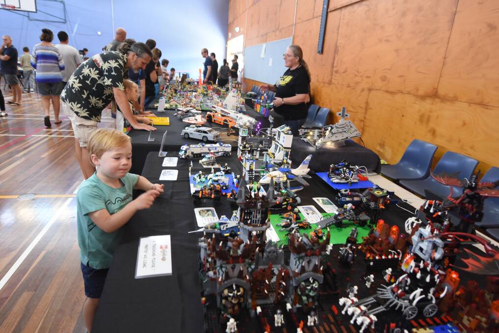 Amazing displays: Lachlan Reid takes a close look at creations on display last year. 
